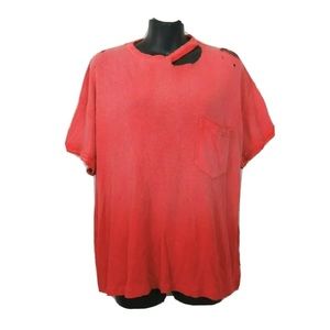 We the Free Lucky distressed shirt